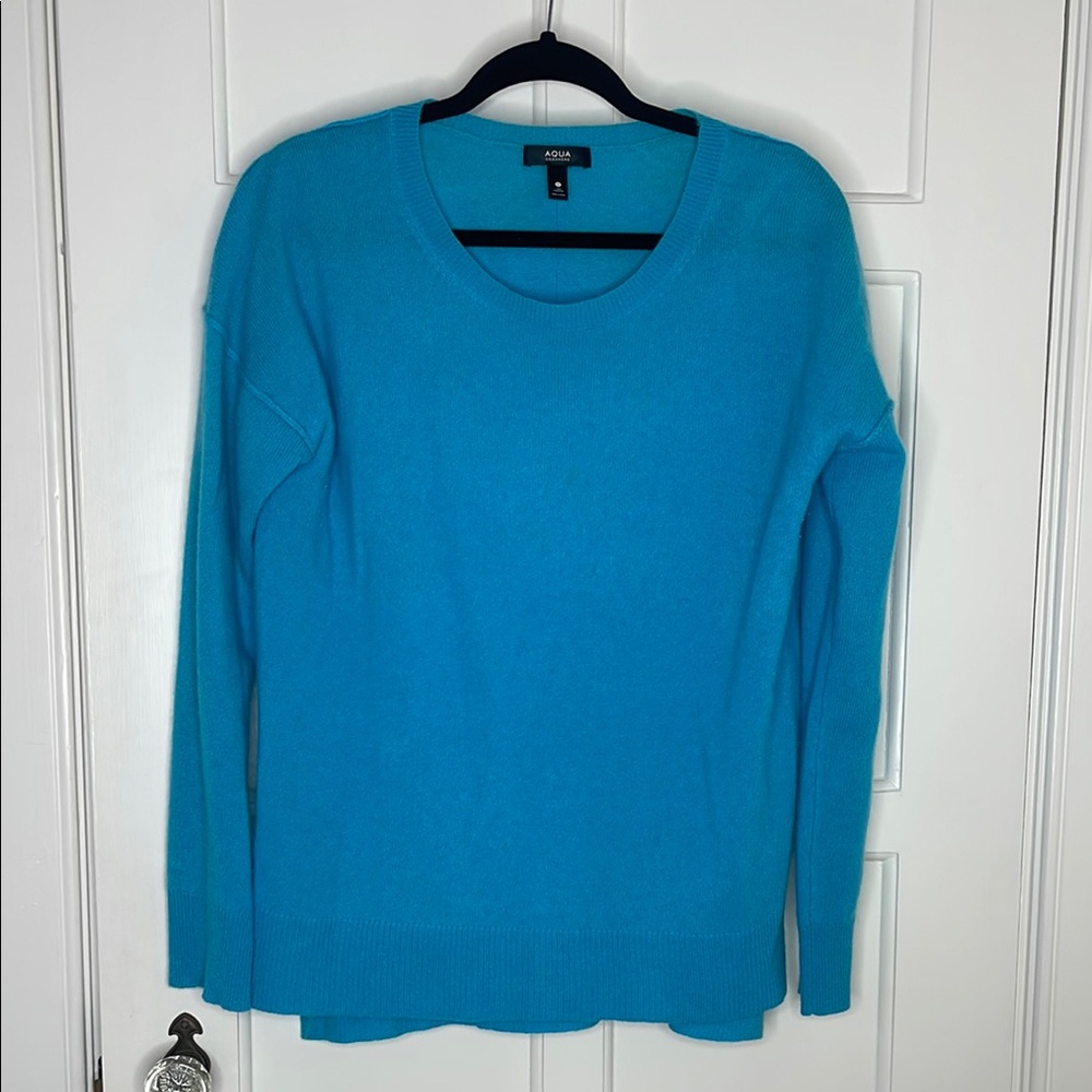 Aqua cashmere Women's Blue Sweater